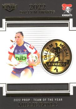 2023 NRL Traders Elite - 2022 Dally M Awards #DM31 Millie Boyle Front
